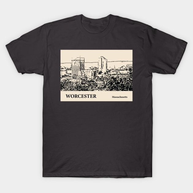 Worcester - Massachusetts T-Shirt by Lakeric